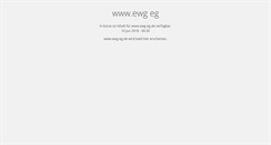 Desktop Screenshot of ewg-eg.de