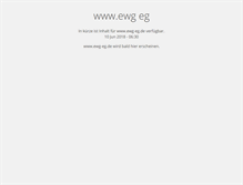 Tablet Screenshot of ewg-eg.de